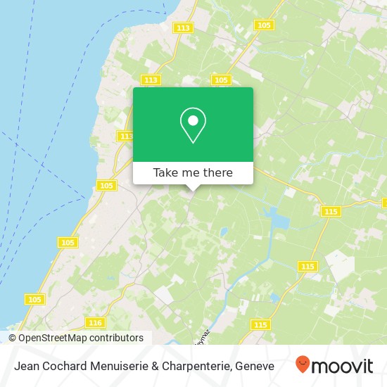 Jean Cochard Menuiserie & Charpenterie map