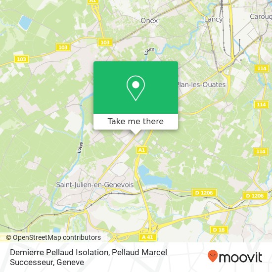 Demierre Pellaud Isolation, Pellaud Marcel Successeur map