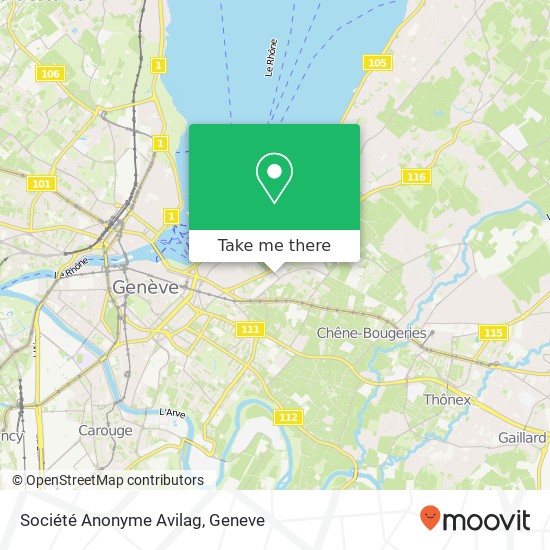 Société Anonyme Avilag map