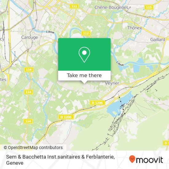 Sem & Bacchetta Inst.sanitaires & Ferblanterie map