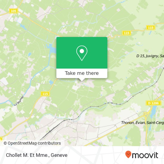 Chollet M. Et Mme. map