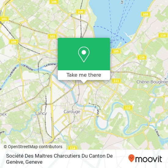 Société Des Maîtres Charcutiers Du Canton De Genève map