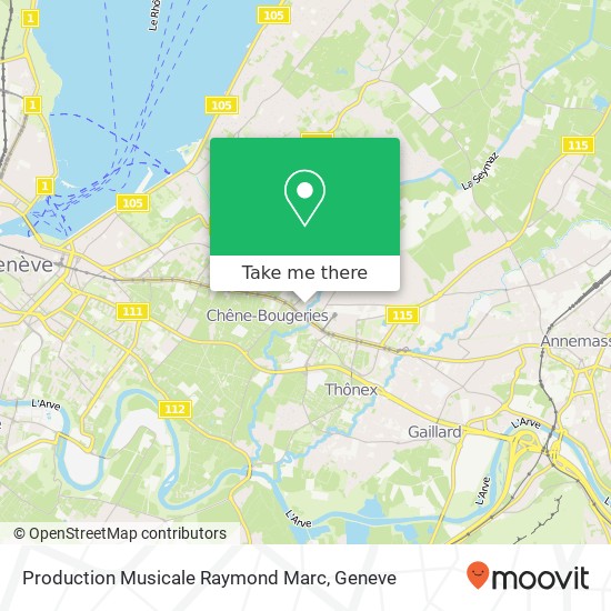 Production Musicale Raymond Marc map