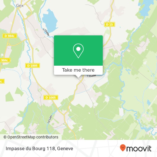 Impasse du Bourg 118 map