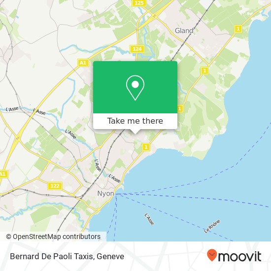 Bernard De Paoli Taxis map