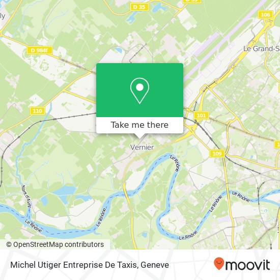 Michel Utiger Entreprise De Taxis map