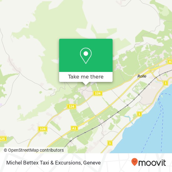 Michel Bettex Taxi & Excursions map
