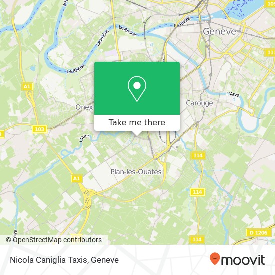 Nicola Caniglia Taxis map