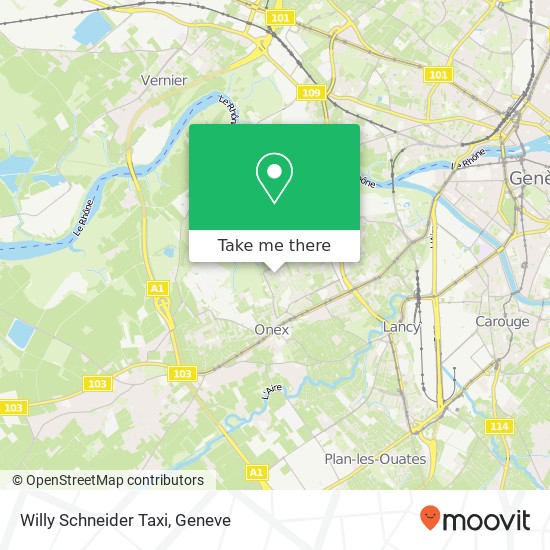 Willy Schneider Taxi map
