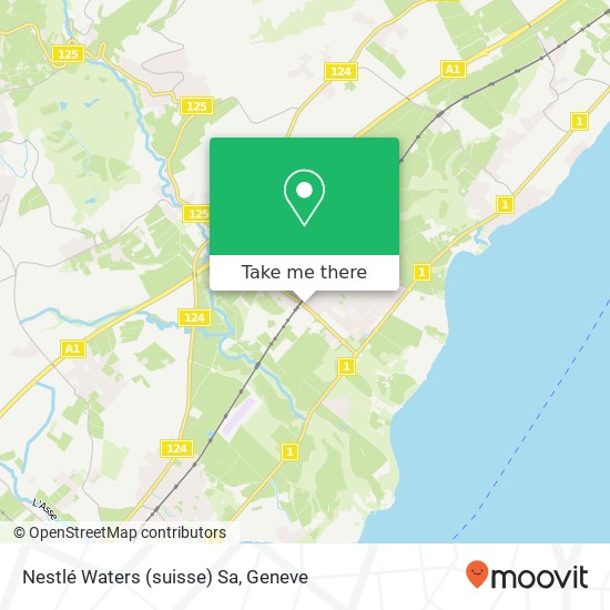 Nestlé Waters (suisse) Sa map
