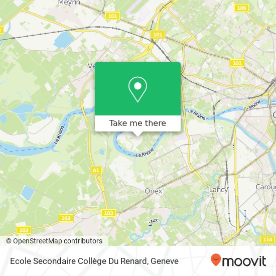 Ecole Secondaire Collège Du Renard map