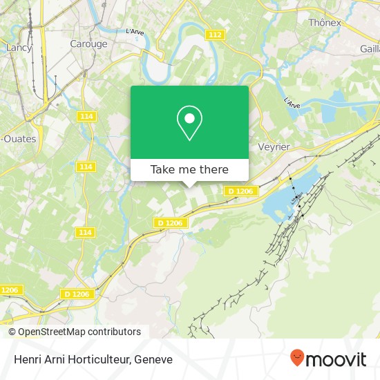 Henri Arni Horticulteur map