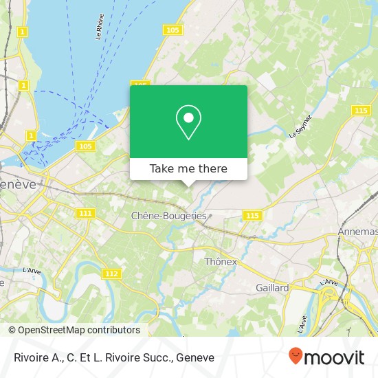 Rivoire A., C. Et L. Rivoire Succ. map