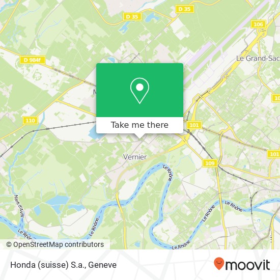 Honda (suisse) S.a. map