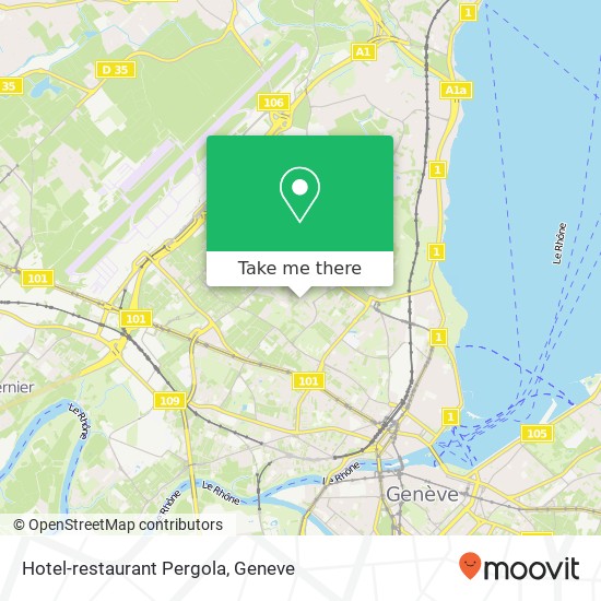 Hotel-restaurant Pergola map
