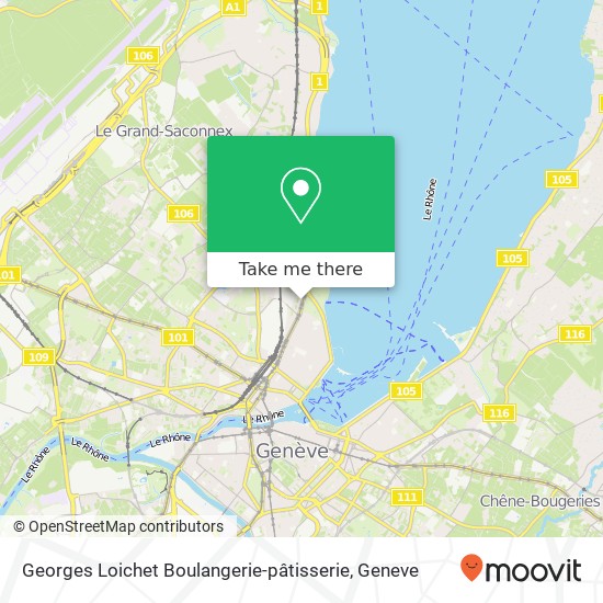 Georges Loichet Boulangerie-pâtisserie map
