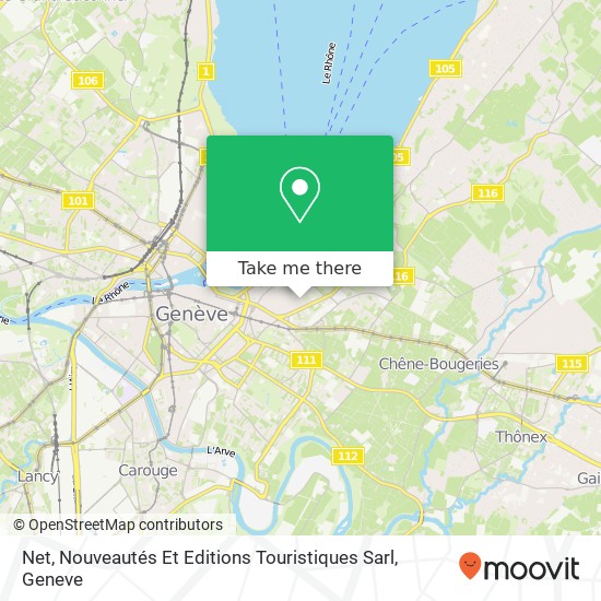 Net, Nouveautés Et Editions Touristiques Sarl map