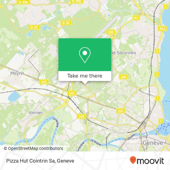 Pizza Hut Cointrin Sa map