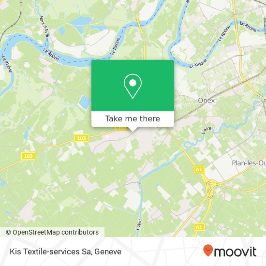 Kis Textile-services Sa map