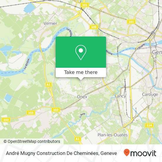 André Mugny Construction De Cheminées map