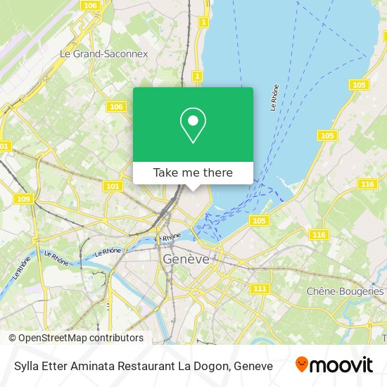 Sylla Etter Aminata Restaurant La Dogon map