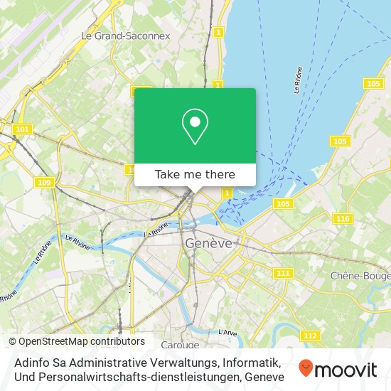 Adinfo Sa Administrative Verwaltungs, Informatik, Und Personalwirtschafts-dienstleistungen map