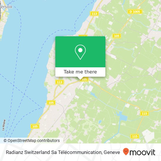 Radianz Switzerland Sa Télécommunication map