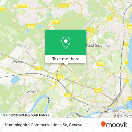 Hummingbird Communications Sa map