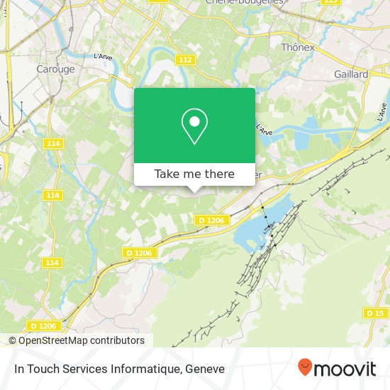 In Touch Services Informatique map