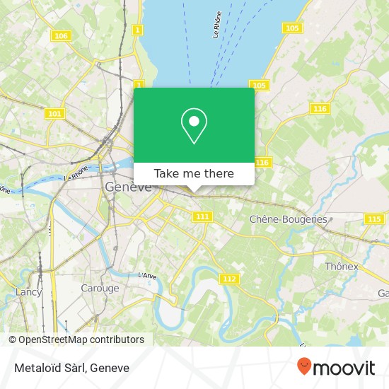 Metaloïd Sàrl map