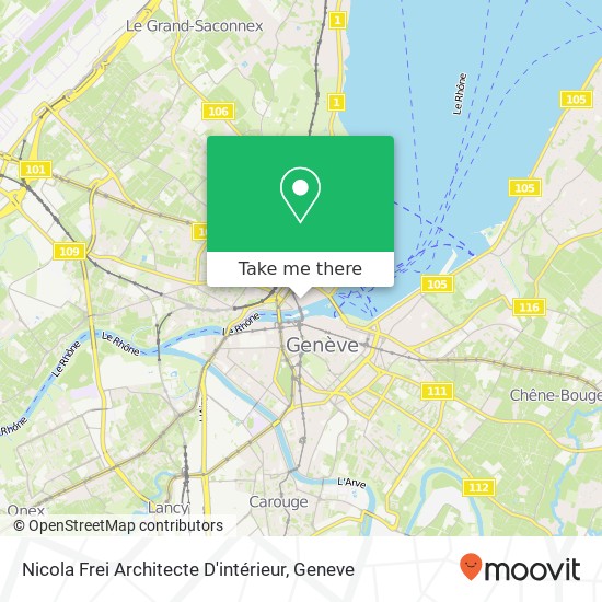 Nicola Frei Architecte D'intérieur map