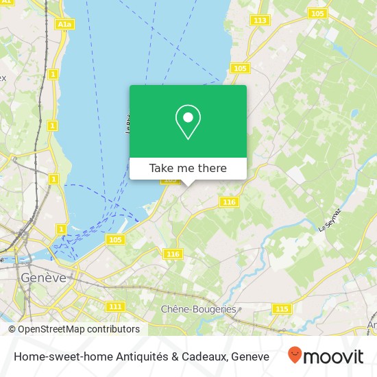 Home-sweet-home Antiquités & Cadeaux map