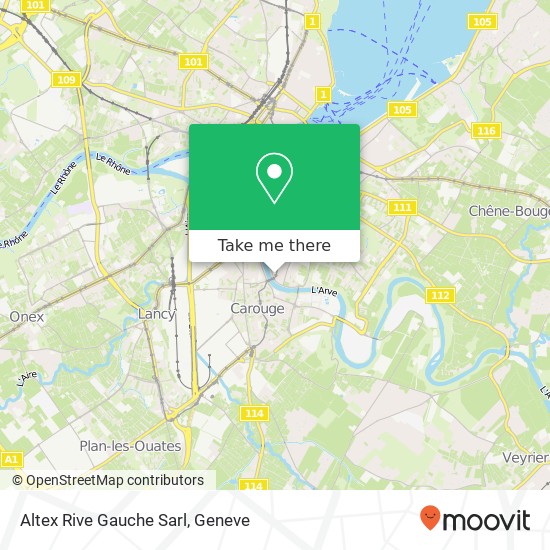 Altex Rive Gauche Sarl map