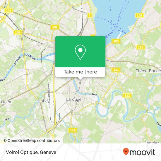 Voirol Optique map