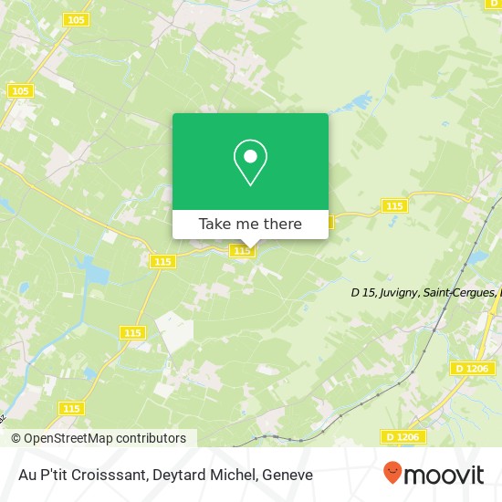 Au P'tit Croisssant, Deytard Michel map