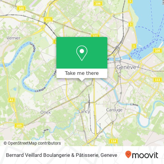 Bernard Veillard Boulangerie & Pâtisserie map