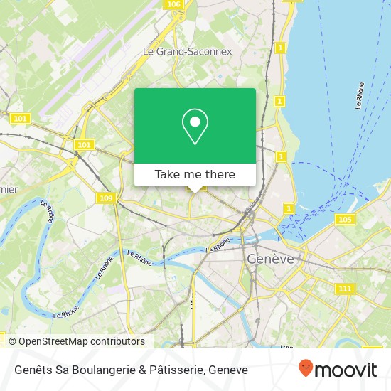 Genêts Sa Boulangerie & Pâtisserie map