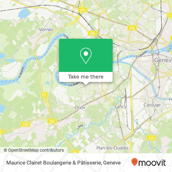 Maurice Clairet Boulangerie & Pâtisserie map