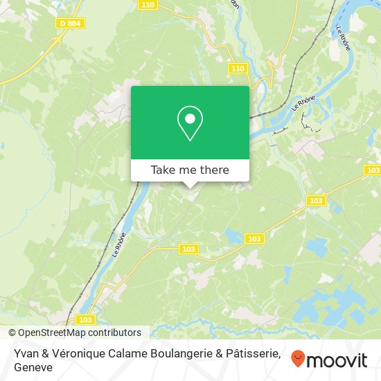 Yvan & Véronique Calame Boulangerie & Pâtisserie map