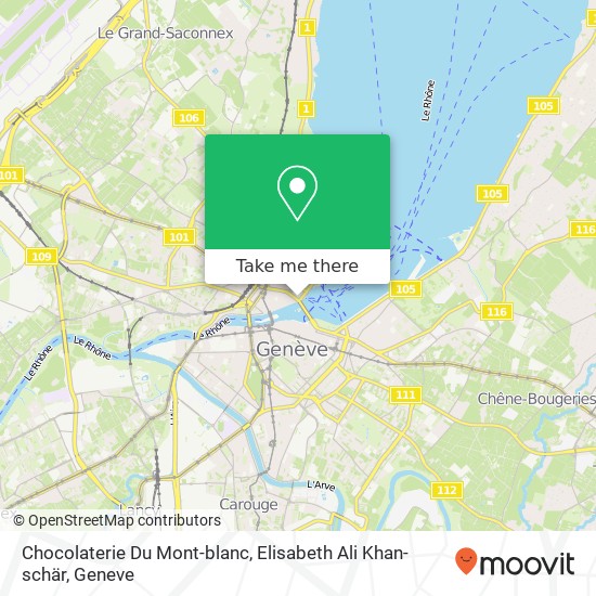 Chocolaterie Du Mont-blanc, Elisabeth Ali Khan-schär map