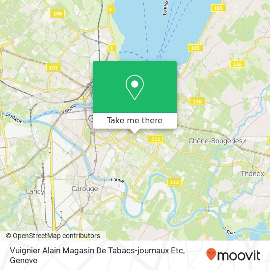 Vuignier Alain Magasin De Tabacs-journaux Etc map