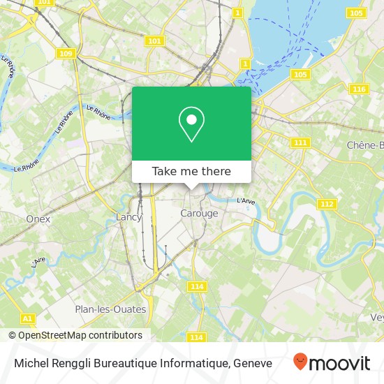 Michel Renggli Bureautique Informatique map