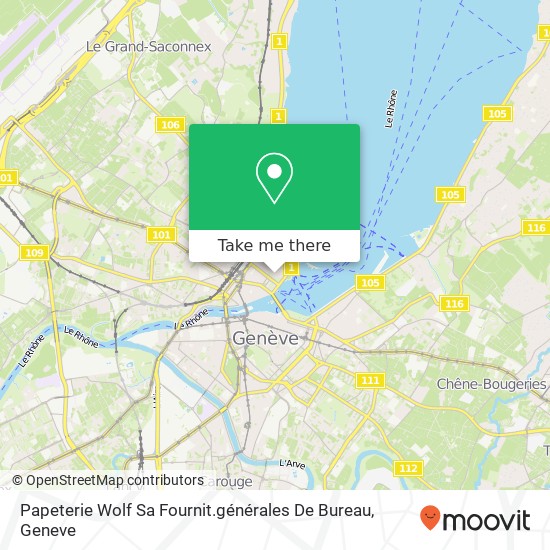 Papeterie Wolf Sa Fournit.générales De Bureau Karte