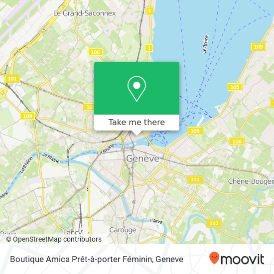 Boutique Amica Prêt-à-porter Féminin map