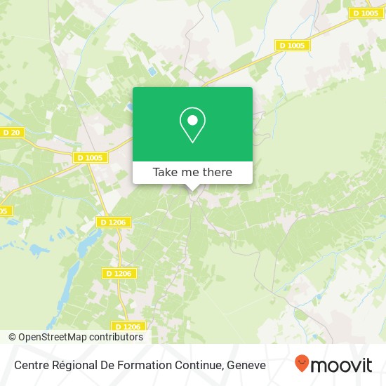 Centre Régional De Formation Continue map