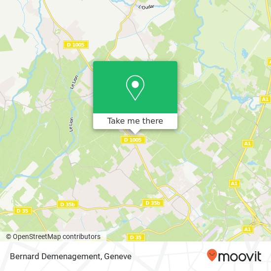 Bernard Demenagement map