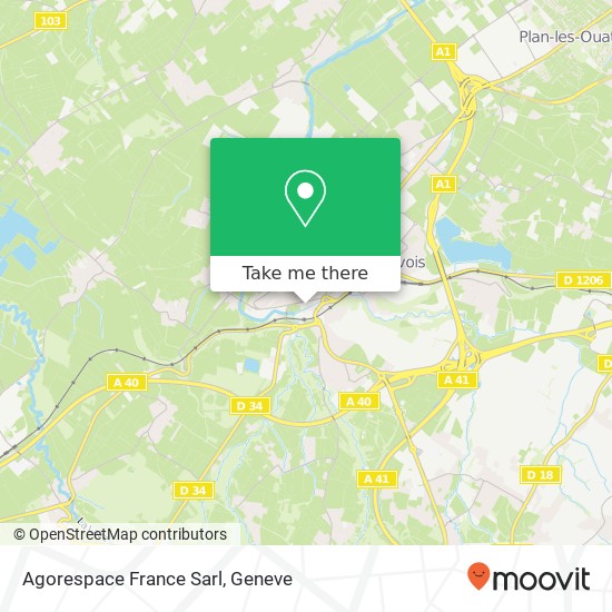 Agorespace France Sarl map
