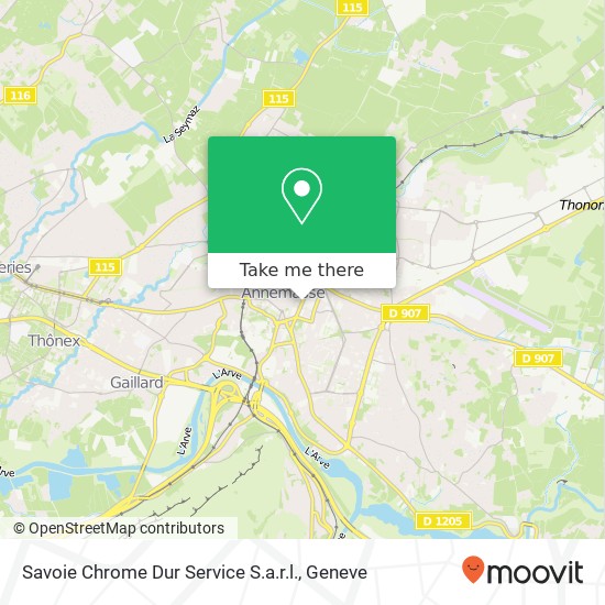 Savoie Chrome Dur Service S.a.r.l. Karte