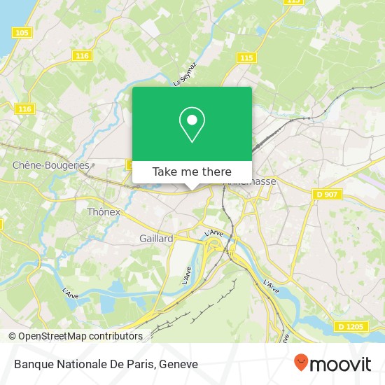 Banque Nationale De Paris map