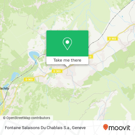 Fontaine Salaisons Du Chablais S.a. Karte